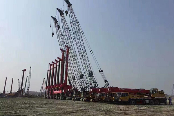 山鋼集團(tuán)日照鋼鐵精品基地(煉鐵、煉鋼、燒結(jié)、球團(tuán)、焦化)樁基工程